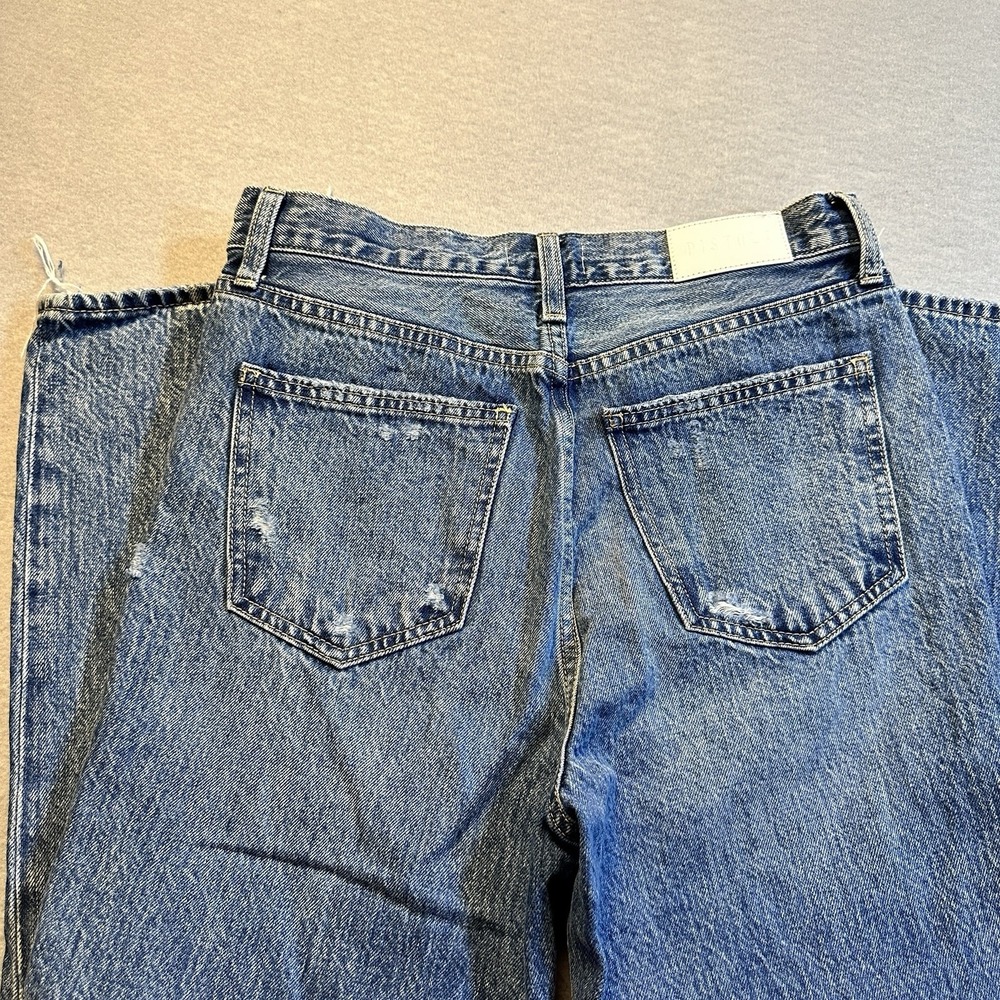 Pistola Cassie Super High Rise Straight Crop University Button Fly Size 27 - Picture 8 of 11